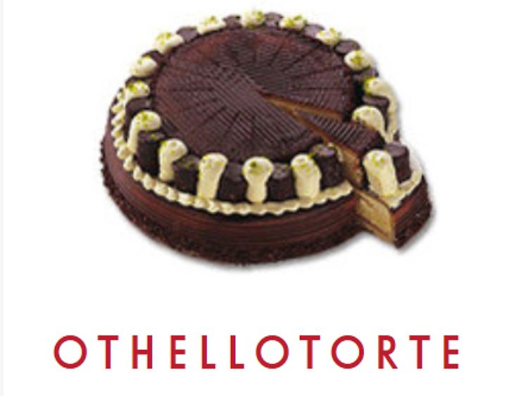 Die Othellotorte à la Niederegger.