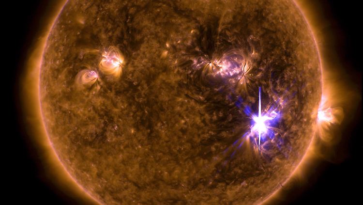 Erst vor wenigen Tagen hat die Nasa eine starke Sonneneruption erfasst.