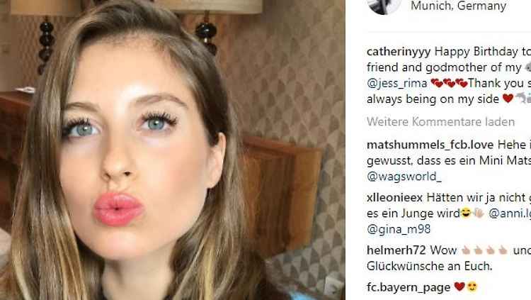 Das ist er, der berühmte Schwangerschaftsglow! Cathy hat ihn!