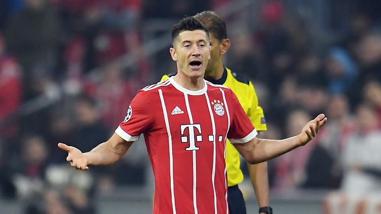 Lewandowski trifft zum 1:0. 