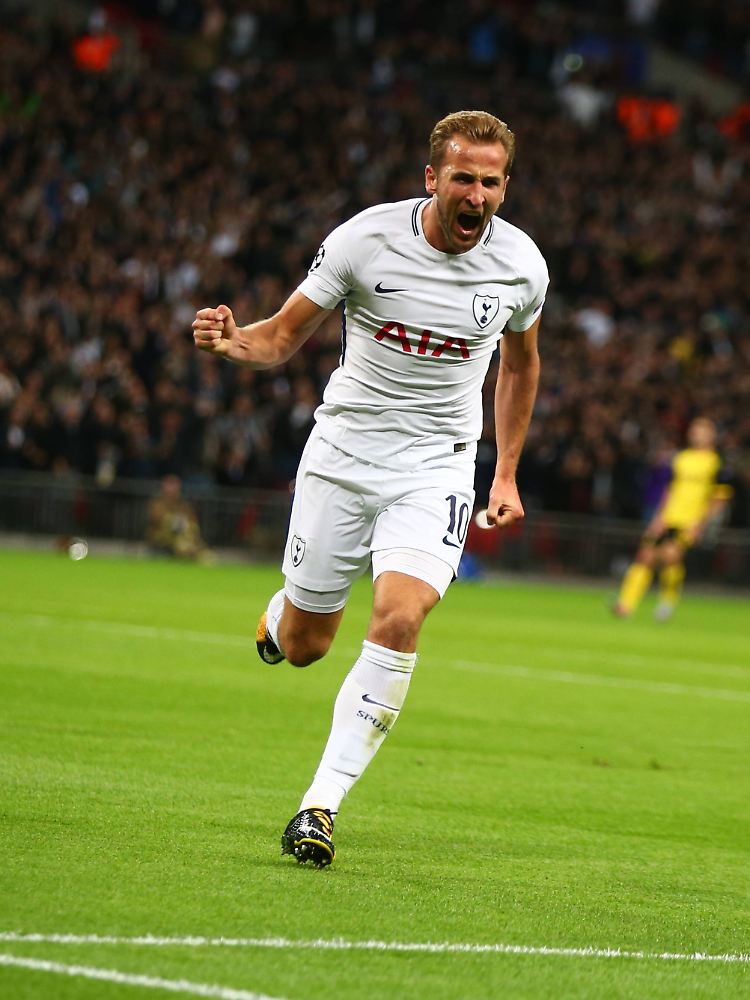 Tottenhams Harry Kane - in der Form seines Lebens und von der BVB-Abwehr nicht zu stoppen.