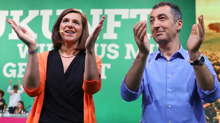 Zwei Realos: die Spitzenkandidaten Özdemir und Göring-Eckardt.