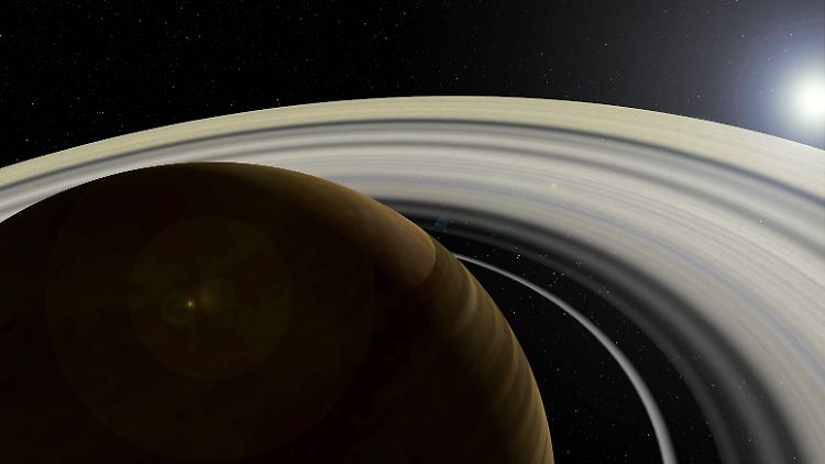 Der beringte Exoplanet von Tabbys Stern könnte nach neuen Erkenntnissen die Größe von Neptun haben.