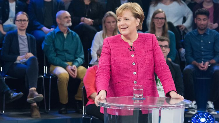 Stellte sich den Fragen der Bürger: Angela Merkel