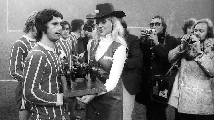 Wer so oft trifft, der wird geehrt: Gerd Müller.
