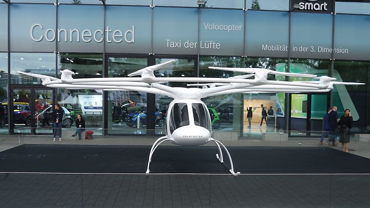 Der Volocopter gilt Mercedes inzwischen als das Robotaxi der Lüfte.