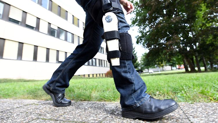 Ziel ist es, dass die Orthesen irgendwann nicht mehr wahrnehmbar sind.