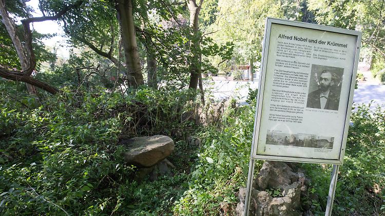 Eine Gedenktafel und einige Steine erinnern heute an den ehemaligen Standort der Fabrik in Geesthacht.