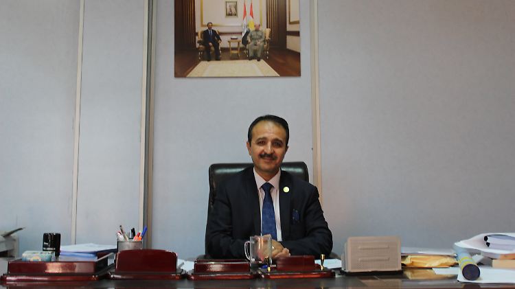 Hussamalddin Ali Majed glaubt, ein militärischer Konflikt mit der Zentralregierung in Bagdad könne nicht von Dauer sein.