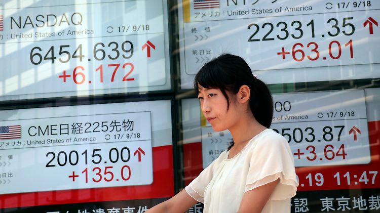 Verkürzte Börsenwoche in Tokio: Der Nikkei zieht ins Plus.