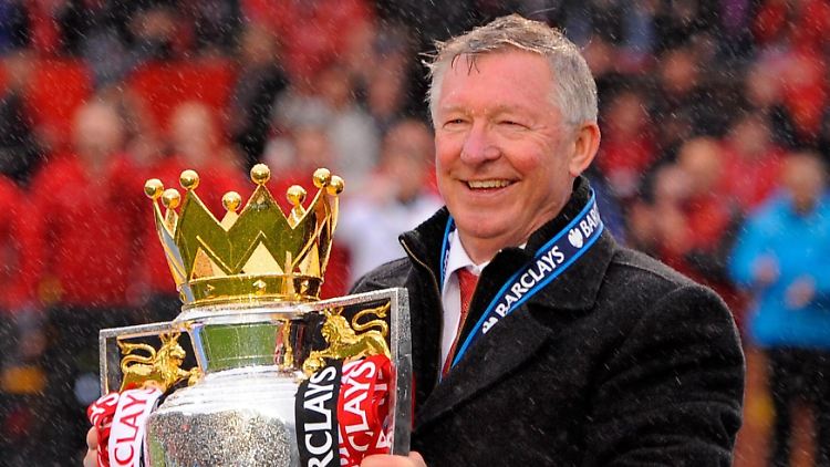 Sir Alex Ferguson hatte Man United 26 Jahre trainiert und mit dem Klub 38 Trophäen gewonnen. 