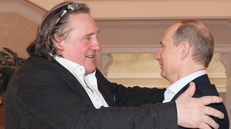 Gute Freunde: Gérard Depardieu und Wladimir Putin im Jahr 2013.