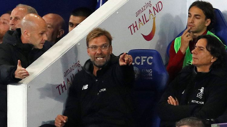 "Wenn du solche Tore kassierst, macht es das Leben richtig schwer": Jürgen Klopp in Leicester.