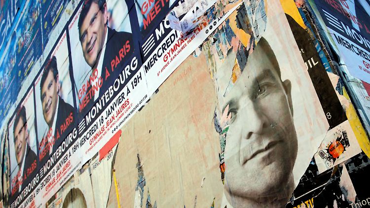 Mit Benoît Hamon als Spitzenkandidat erlebten die Sozialisten 2017 ein Wahldebakel.