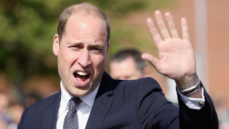 Das bisschen Glatze ist doch kein Problem: Prinz William.