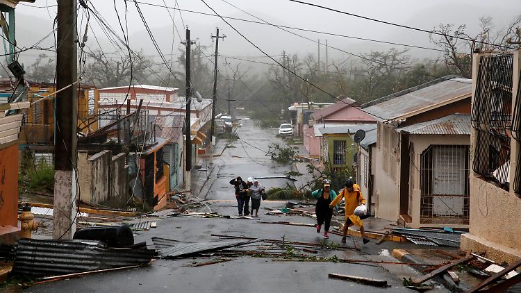 Die Behörden hatten zum Schutz vor "Maria" 500 Notunterkünfte auf Puerto Rico eingerichtet.