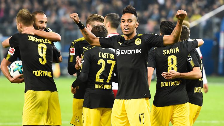 Pierre-Emerick Aubameyang und der BVB bleiben ohne Gegentor Tabellenführer.