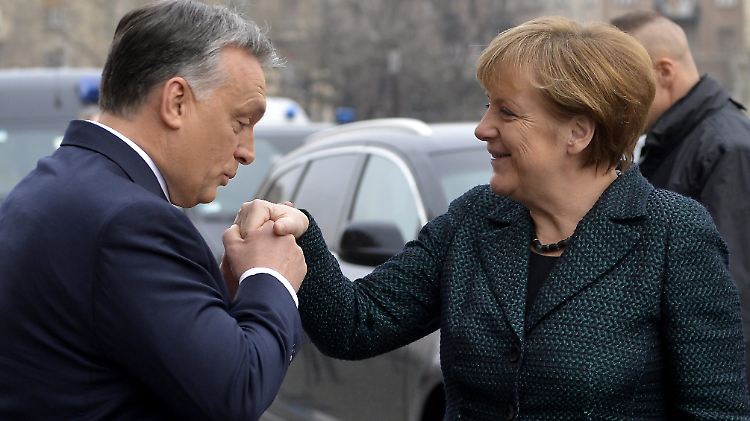 So nah und doch so fern - Orban und Merkel kommen beide aus dem bürgerlich-konservativen Lager.