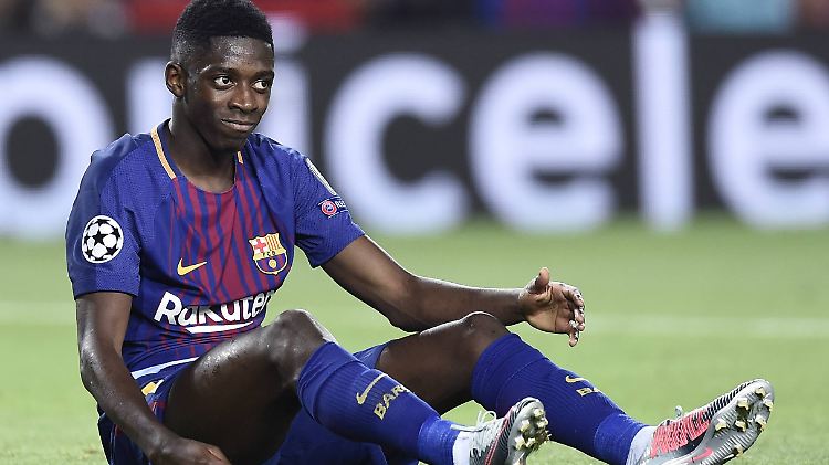 Bis zu vier Monate muss Ousmane Dembélé verletzt zuschauen - ihm bleibt noch das exorbitante Gehalt.