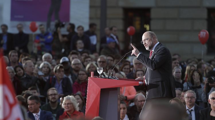 Selten war Martin Schulz so deutlich und klar, wie an diesem Abend auf dem Berliner Gendarmenmarkt.