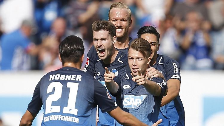 Hoffenheims Dennis Geiger erzielte die Führung gegen Schalke und trug sich als zweitjüngster Torschütze der Saison in die Statistiken ein.