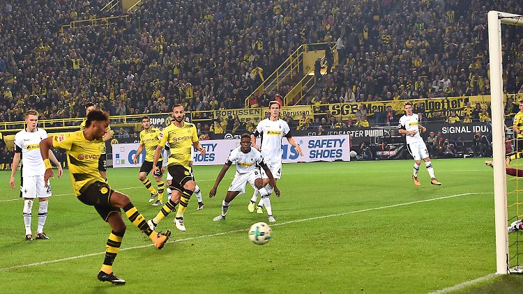BVB-Star Pierre-Emerick Aubameyang traf zweimal ins Tor und dreimal den Pfosten.