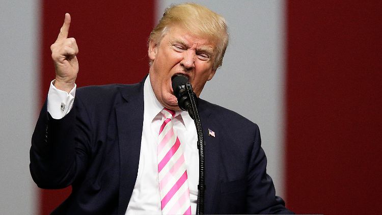 Im Abseits: US-Präsident Donald Trump.