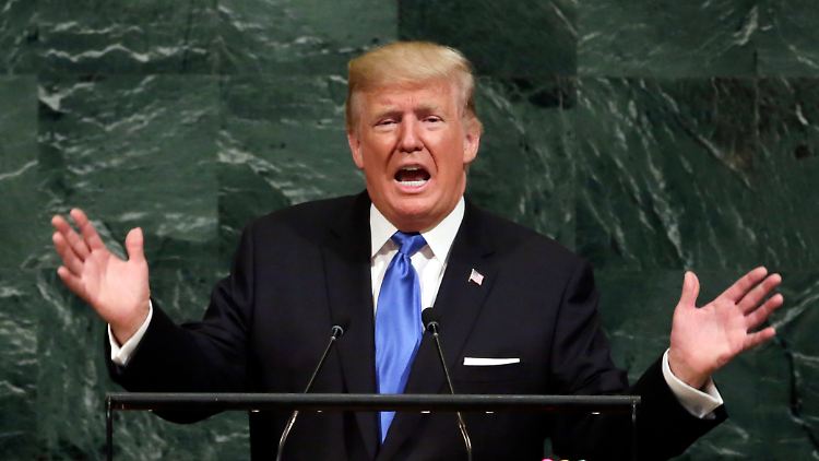 Mann der drastischen Worte: Donald Trump.