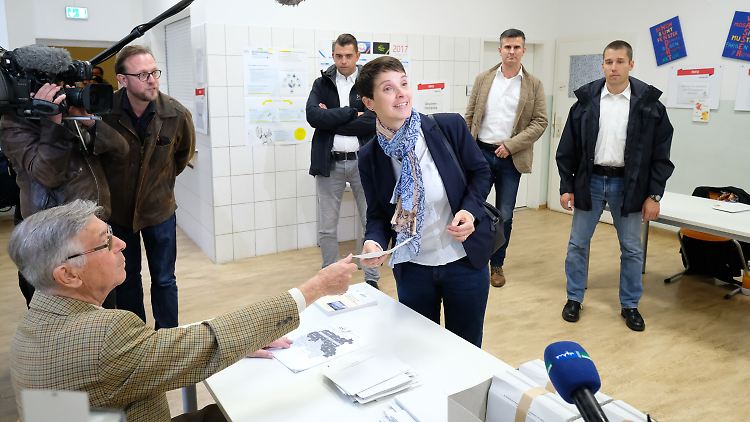 Wie Frauke Petry gewählt hat, ist wohl kein Geheimnis.