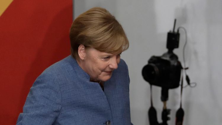 Gefühlte Siegerin, doch tatsächlich Verliererin: Angela Merkel nach der Wahl.