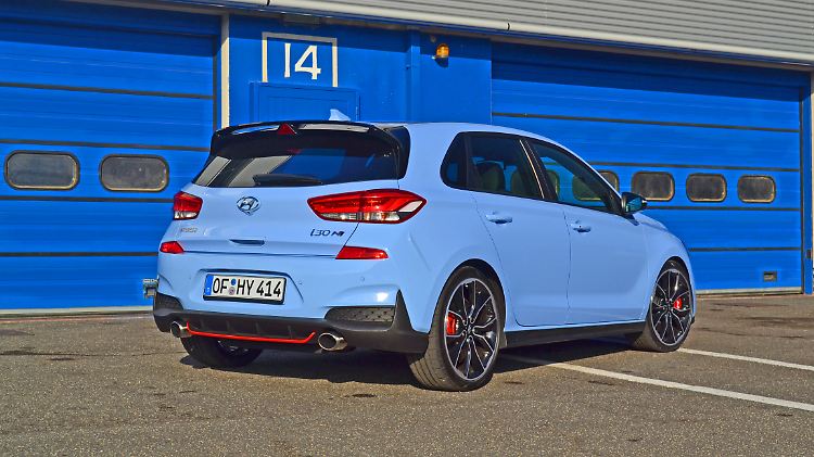 Am Heck des Hyundai i30N kommt der sportliche Charakter etwas deutlicher zum Ausdruck.