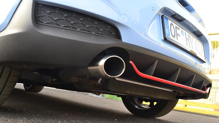 Hier spielt die Musik im Hyundai i30N Performance. Der Klappenauspuff dürfte auch den letzten Sound-Fanatiker überzeugen.