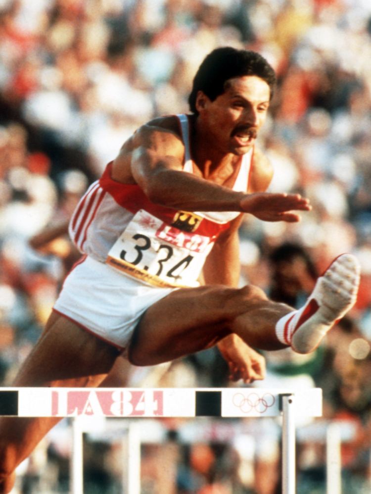 Unvergessene Zeiten: Schmid bei den Olympischen Spielen 1984 in Los Angeles.