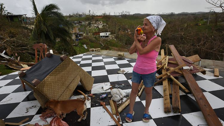 Viele Menschen auf Puerto Rico stehen vor dem Nichts und sind auf Hilfsgüter angewiesen.