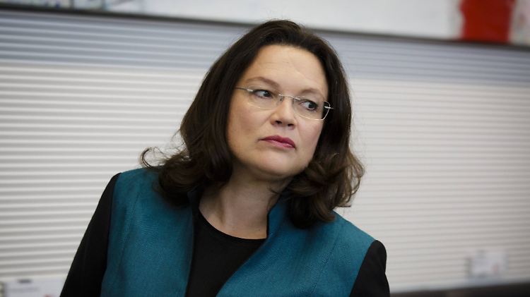 Andrea Nahles will neue Wege gehen.