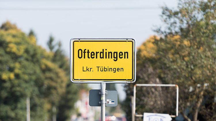 Der Verdächtige wurde in Ofterdingen im Landkreis Tübingen festgenommen.