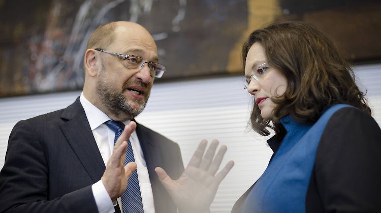 Martin Schulz und Andrea Nahles