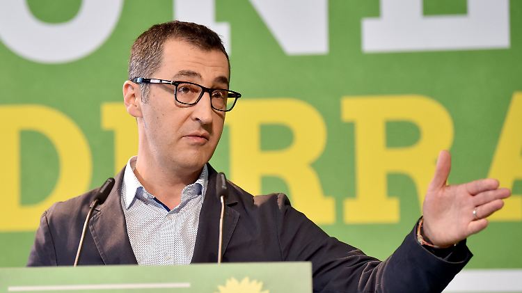 Cem Özdemir schwört die Grünen auf Jamaika ein.