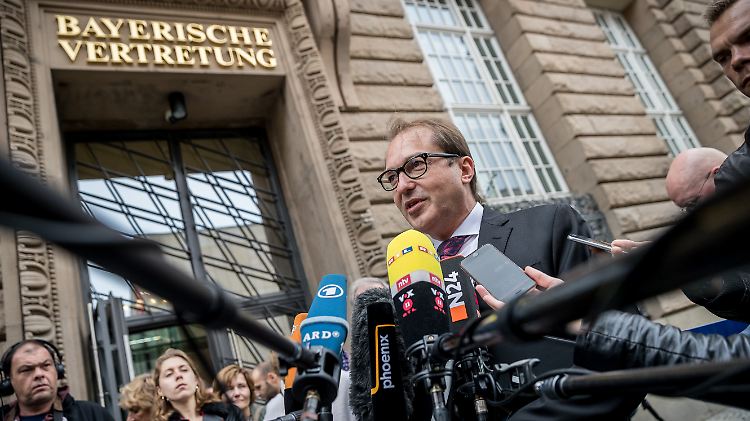 Ist von der Aussicht auf Jamaika nicht begeistert: Alexander Dobrindt.