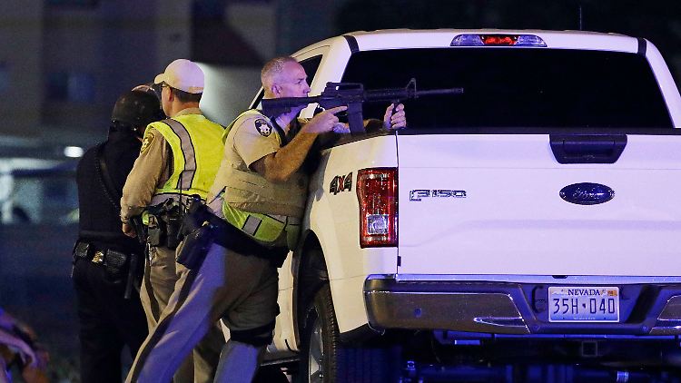 Polizeieinsatz in Las vegas: Der Täter feuerte wahllos in die Menge.