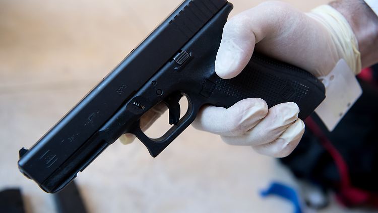 Die Tatwaffe der Bluttat von München.