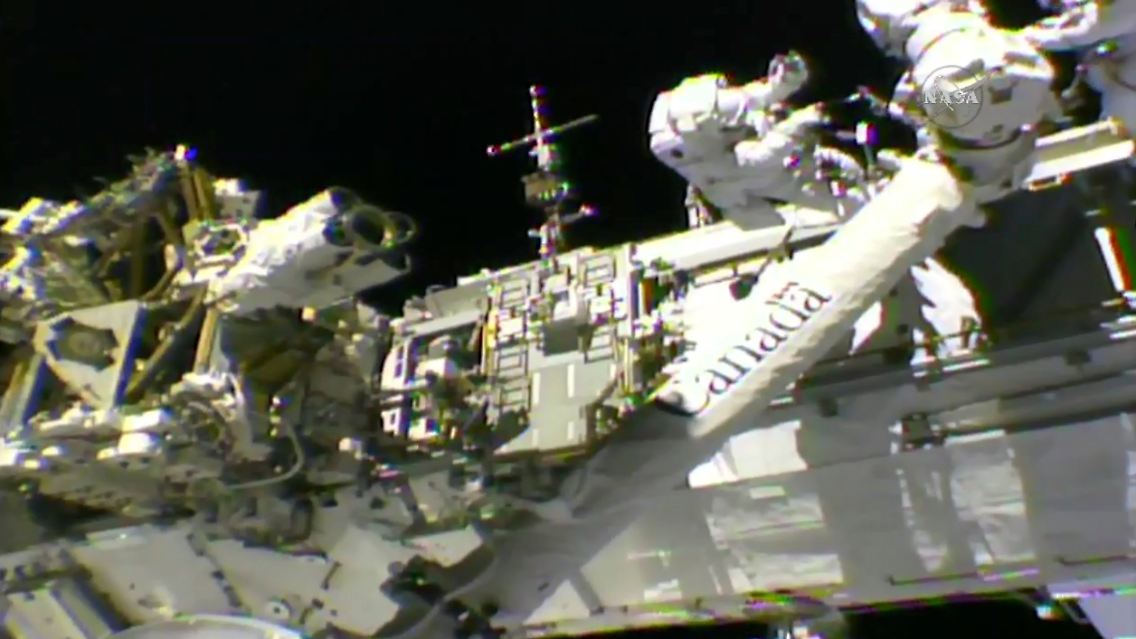 Es war der 203. Außeneinsatz für Astronauten an der ISS.