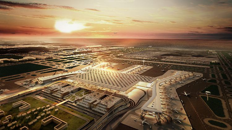 Der Flughafen in Istanbul soll einer der weltweit größten werden.