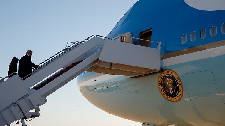 Donald Trump war in den vergangenen Wochen viel unterwegs - vor allem in den Katastrophengebieten.
