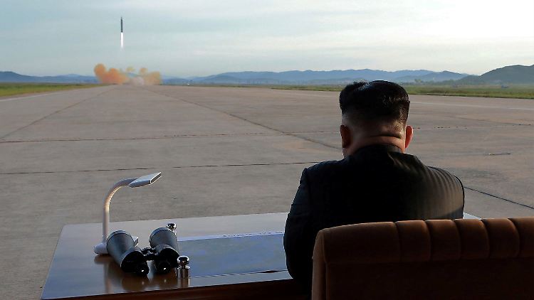 Nordkoreas Machthaber Kim Jong Un baut weiter auf eine Drohkulisse.