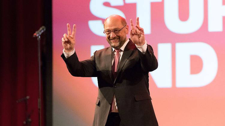Heiter weiter -auch nach 20,5 Prozent bei der Bundestagswahl?Schulz zeigt sich unverdrossen.