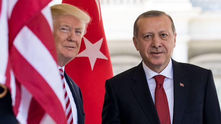 Recep Tayyip Erdogan zu Besuch im Weißen Haus am 16.Mai 2017.