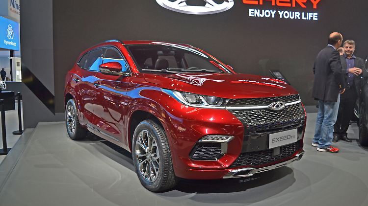 Auch der Exeed TX von Chery ist ein gefälliges SUV.