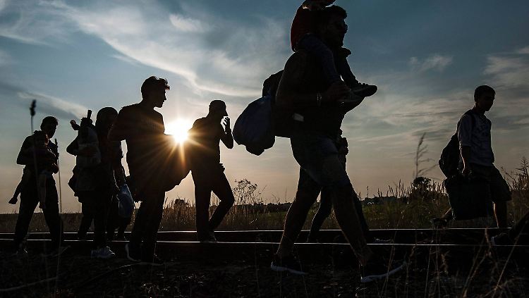 Höchstens 200.000 Flüchtlinge netto sollen nach dem Willen der Union jährlich von Deutschland aufgenommen werden.