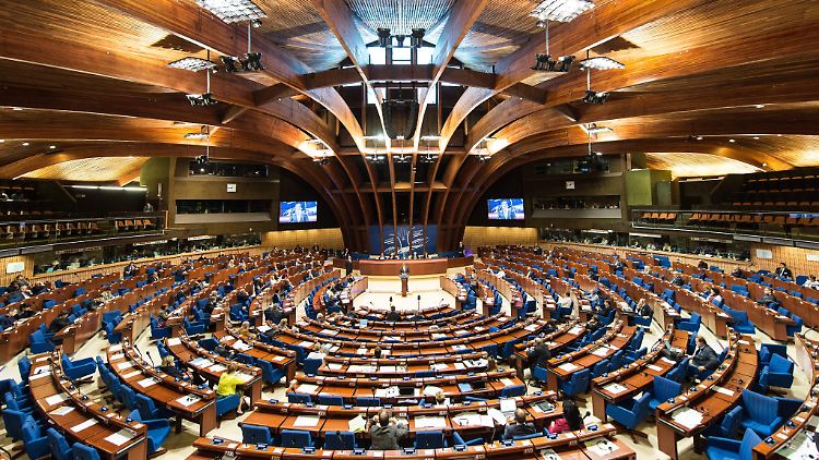 Der Europarat: eine ehrwürdige Institution, deren riesiger Sitzungssaal als Sinnbild für Größe und Trägheit gesehen werden kann.